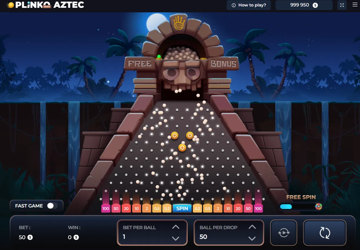 Plinko Aztec 1000